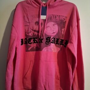 Disney Pink Nightmare Before Christmas Hoodie NWTS